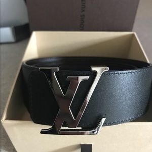 Mens Louis Vuitton belt… Black Size 40